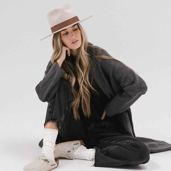 Gigi Pip Miller Ivory Fedora - Size 55 - Picture 5 of 8